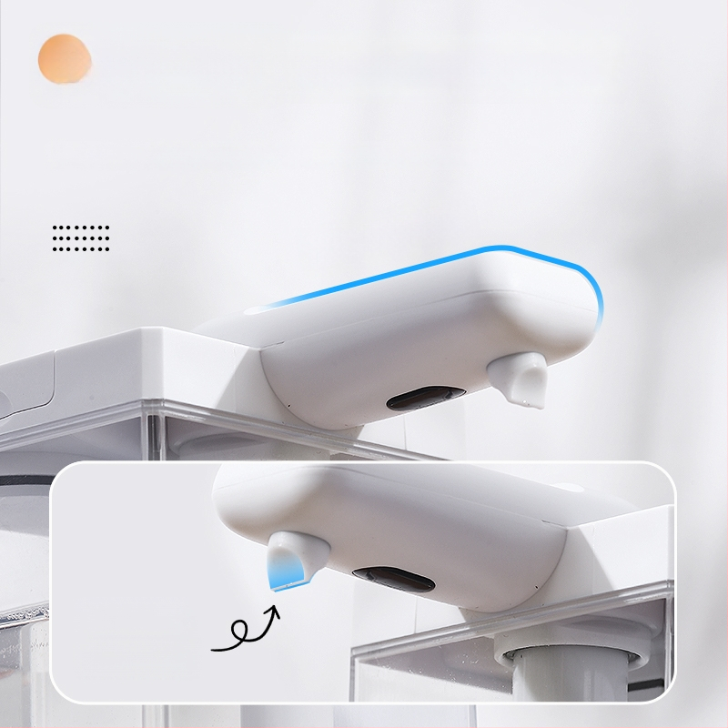 Automatinis skysčio dozatorius indų plovimui – sieninis, plastiko, injekcinis formavimas, jutiklio funkcija, prekė Lycra xi sound