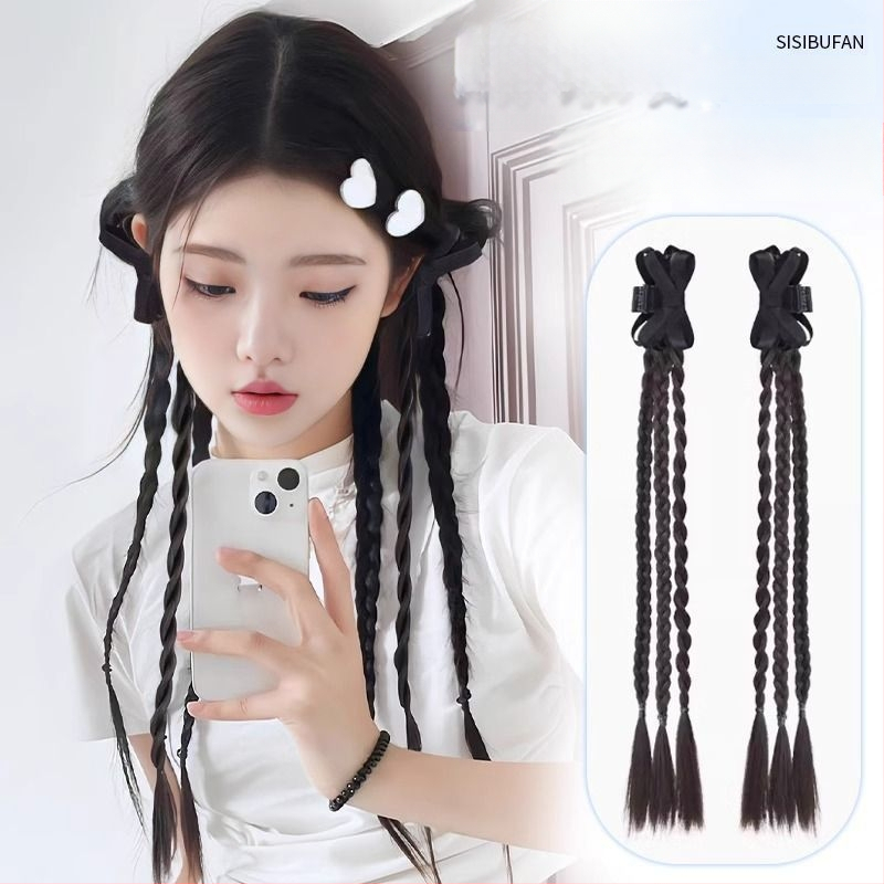 Juukseaksessuaar ponnytailiga — kõrge temperatuuriga traat, mudel: väike vibu