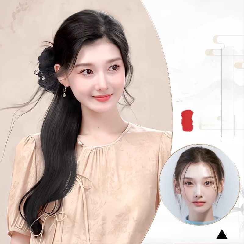 Perrukas Horsetail stiilis, Kenny Wig bränd, kuumuskindlad kiud, mehhaaniline töötlemine, naistele