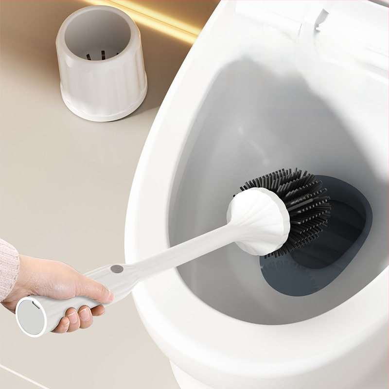 Elektrinis tualeto šepetėlis su sieniniu laikikliu, modelis MZ-008, mechaninis veikimas, USB įkrovimas, be laikmačio