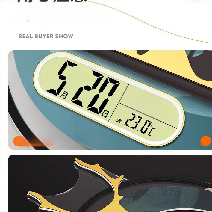 Moderný oválny nástenný hodiny s pohonom JPOK T3, ciferník z plexisklu, napájanie batériou