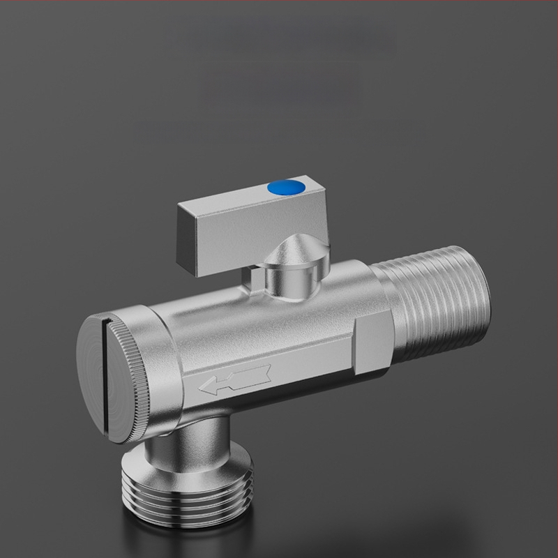 Täielikult vasest valmistatud kõrge vooluhulgaga nurgaventiil nutikatele WC-dele, filtrivõrguga, mudel 2119A, CE sertifikaat.