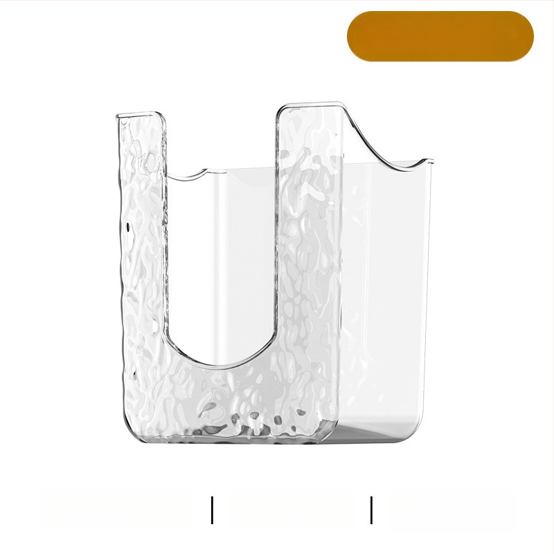 Seinasse kinnitatav niiskete salvrättide kast ja tualettpaberi hoidja, veekindel plastik, puurimata, mitmekülgne vannitoa korraldaja