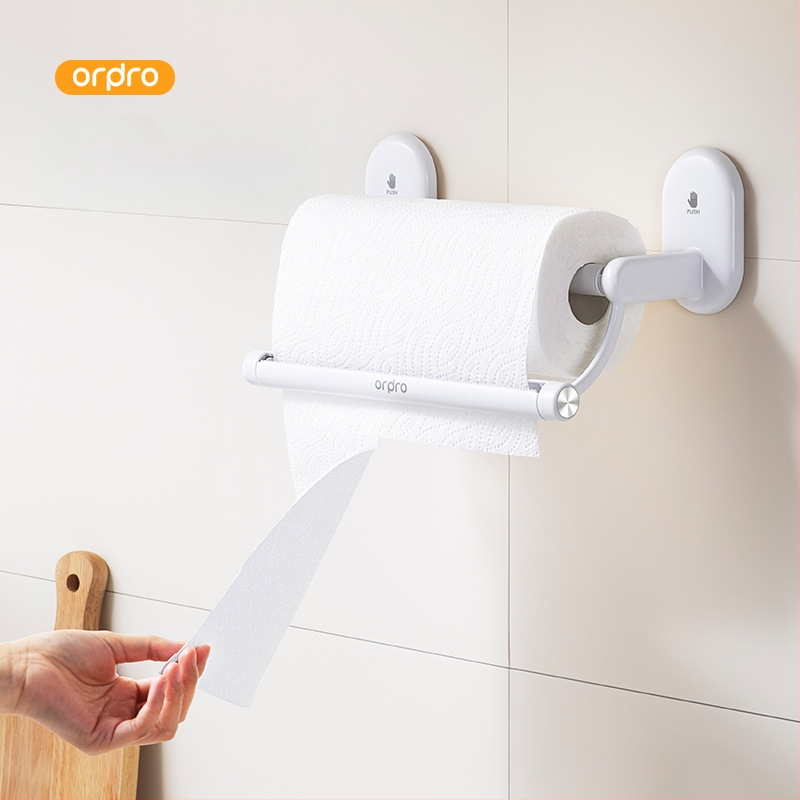 Köögipaberi rulli hoidja imava kinnitusiga – ABS, mudel C13004, kaasaegne minimalistlik stiil, sobib paberi rullidele, mitmekülgne