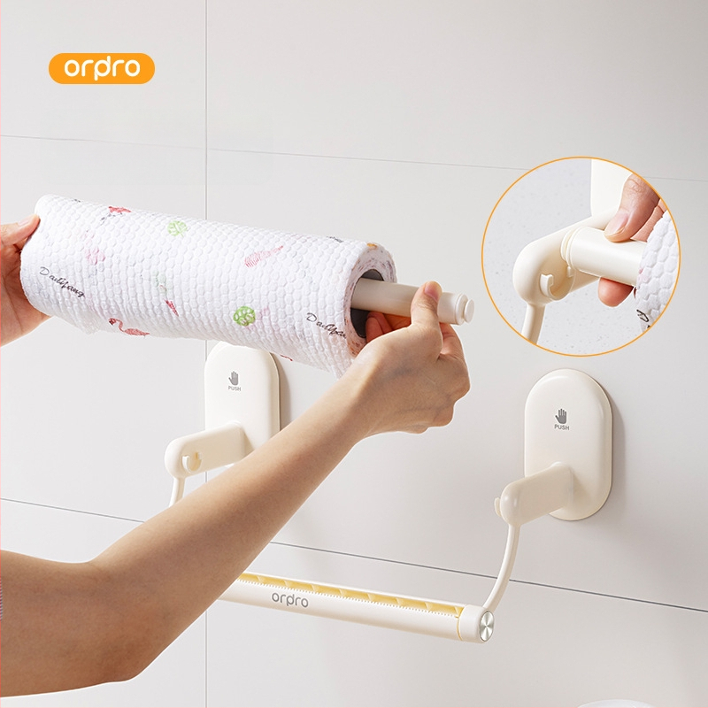 Köögipaberi rulli hoidja imava kinnitusiga – ABS, mudel C13004, kaasaegne minimalistlik stiil, sobib paberi rullidele, mitmekülgne