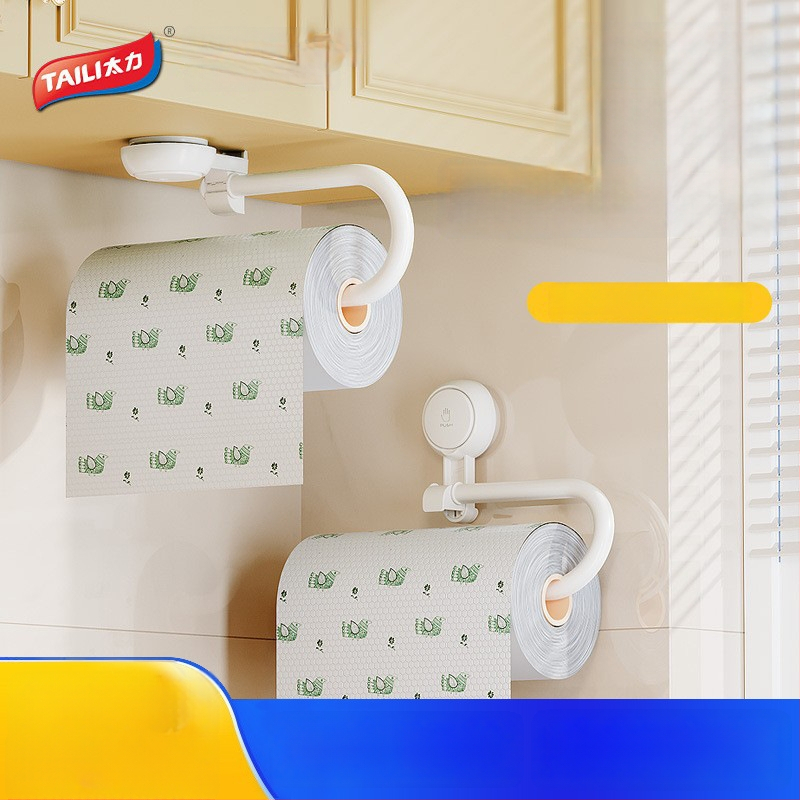 Taili ABS sieninis popieriaus ritinio laikiklis, su išlenktais kampas, injekcinio formavimo technologija, šiuolaikiškas minimalistinis stilius