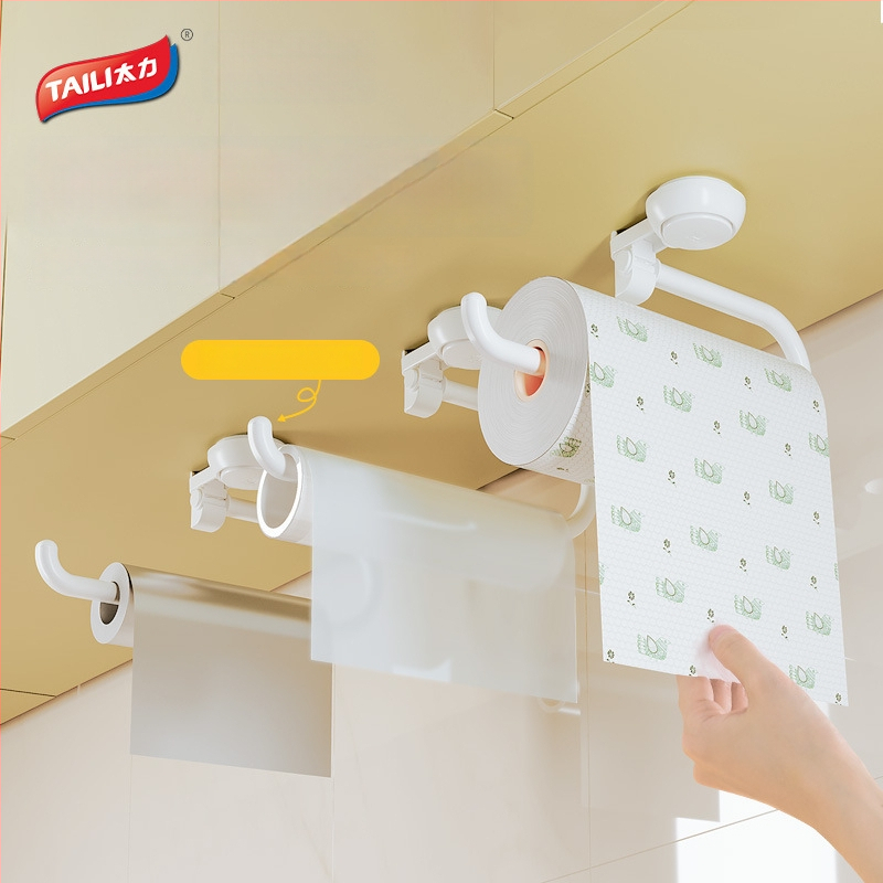 Taili ABS sieninis popieriaus ritinio laikiklis, su išlenktais kampas, injekcinio formavimo technologija, šiuolaikiškas minimalistinis stilius