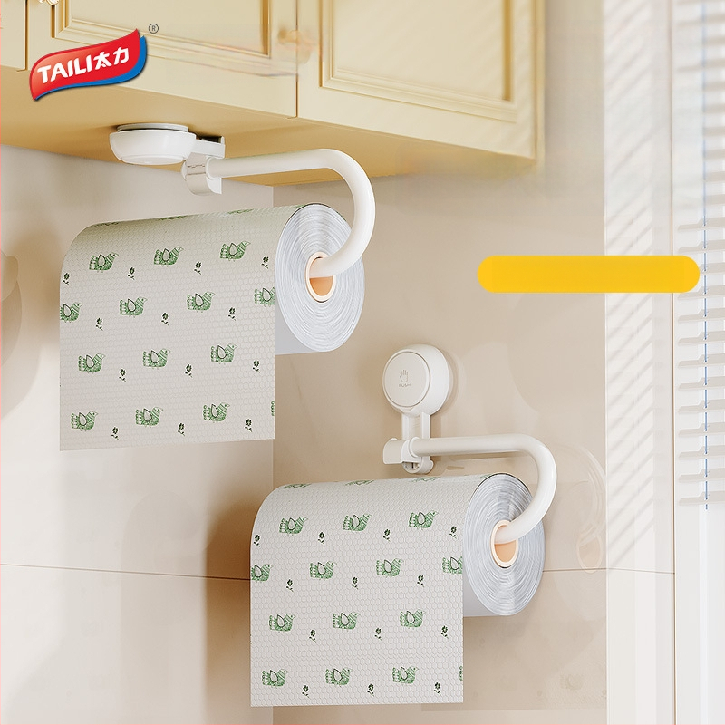 Taili ABS sieninis popieriaus ritinio laikiklis, su išlenktais kampas, injekcinio formavimo technologija, šiuolaikiškas minimalistinis stilius