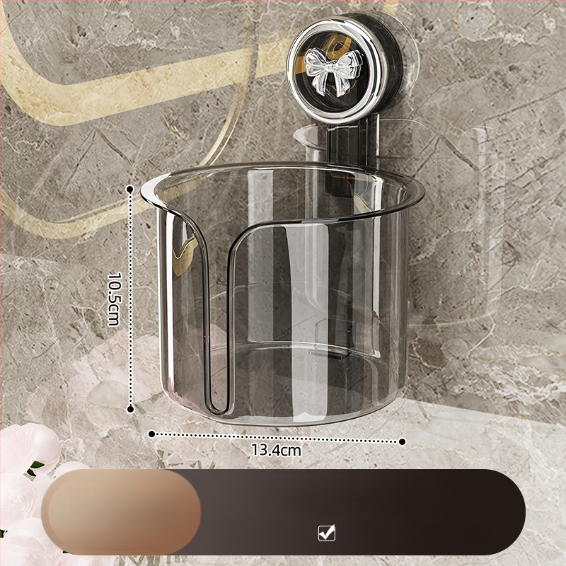 Youqin seinale paigaldatav suction cup tualettpaberirulli hoidik – plastikust, sobib rullpaberile, vannituppa, puurimata