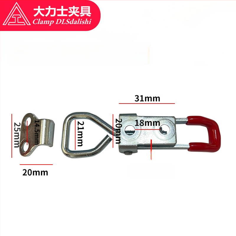 Hercules GH-4001-WDC nastaviteľný rýchly klip na dvere, SPHC oceľ a 304 nehrdzavejúca oceľ