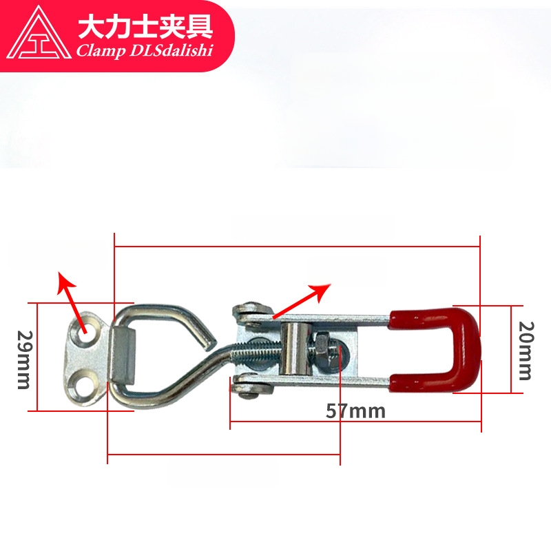 Hercules GH-4001-WDC nastaviteľný rýchly klip na dvere, SPHC oceľ a 304 nehrdzavejúca oceľ