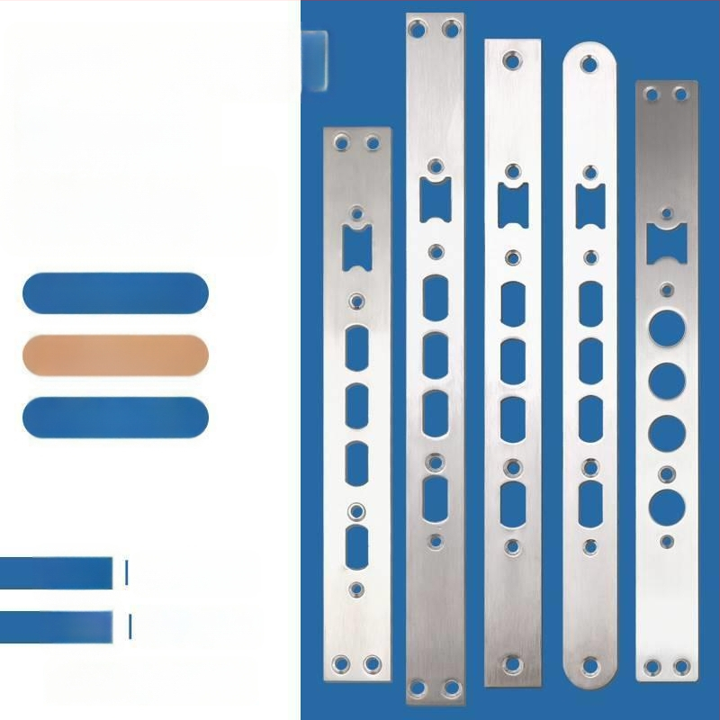 Biometrická zámka s odtlačkom prsta – špeciálne tvarovaný zámkový telpanel, vodítacia doska, nerezová oceľ, model 000, hmotnosť 0,1 kg