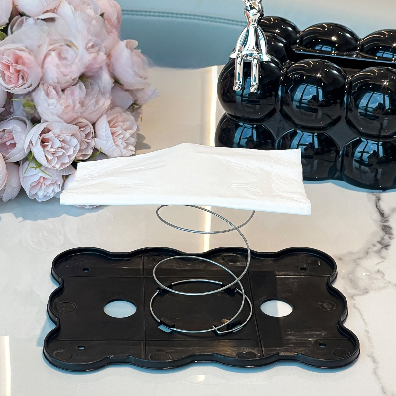 Taskurätikute kasti Clouds mudel, PP materjal (Materjal: PP • Eemaldatavad pabersalvrätikud • Mitmekülgne)