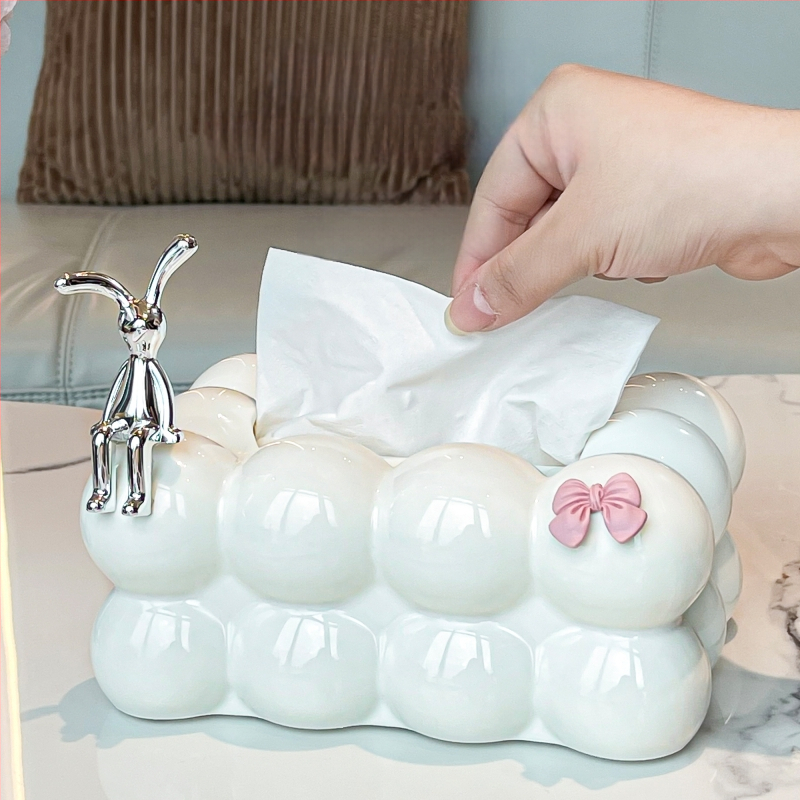 Taskurätikute kasti Clouds mudel, PP materjal (Materjal: PP • Eemaldatavad pabersalvrätikud • Mitmekülgne)