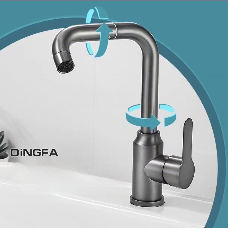 Vonios praustuvas maišytuvas, karštas ir šaltas vanduo, nerūdijantis plienas, keraminis vožtuvas, vertikalus montavimas, 22 mm įvadas/išvadas