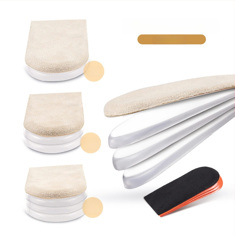 Nähtamatu geeliga kõrgendav sisetald reguleeritava tagumise padjaga – libisemisvastane kandade sisetald meestele ja naistele