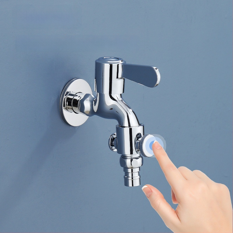 Noplūdes novēršanas ierīce virtuvei un vannas krānam, vienas pogas ūdens apturēšanas vārsts, noplūdes savienotājs