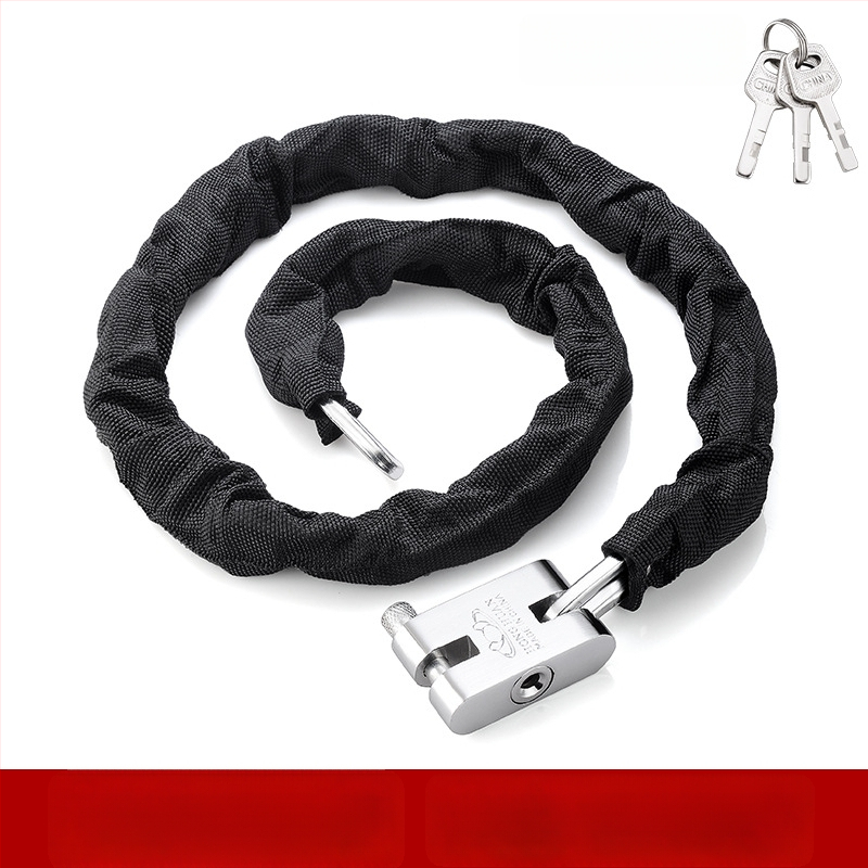 Yaxin grandinės spyna, mangano plienas, skirta dviračiams, motociklams ir elektrinėms transporto priemonėms, šiuolaikinis minimalistinis dizainas