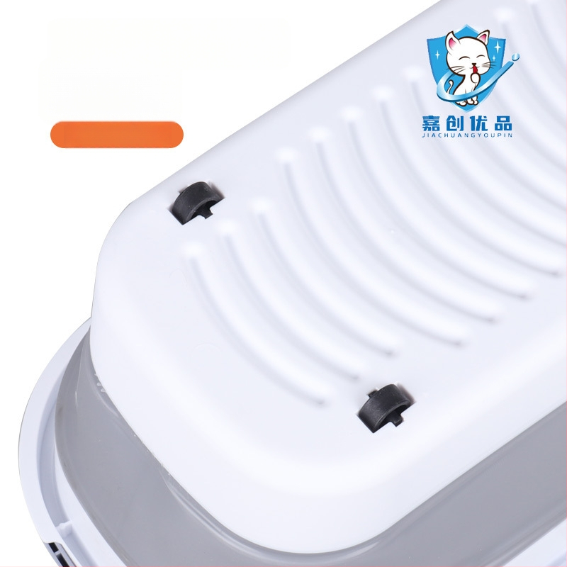 Mop kibiras, sulankstomas stačiakampio formos, suderinamas su plokščiu mop'u, plastinis kotas, korozijai atsparumas 3.0–3.9