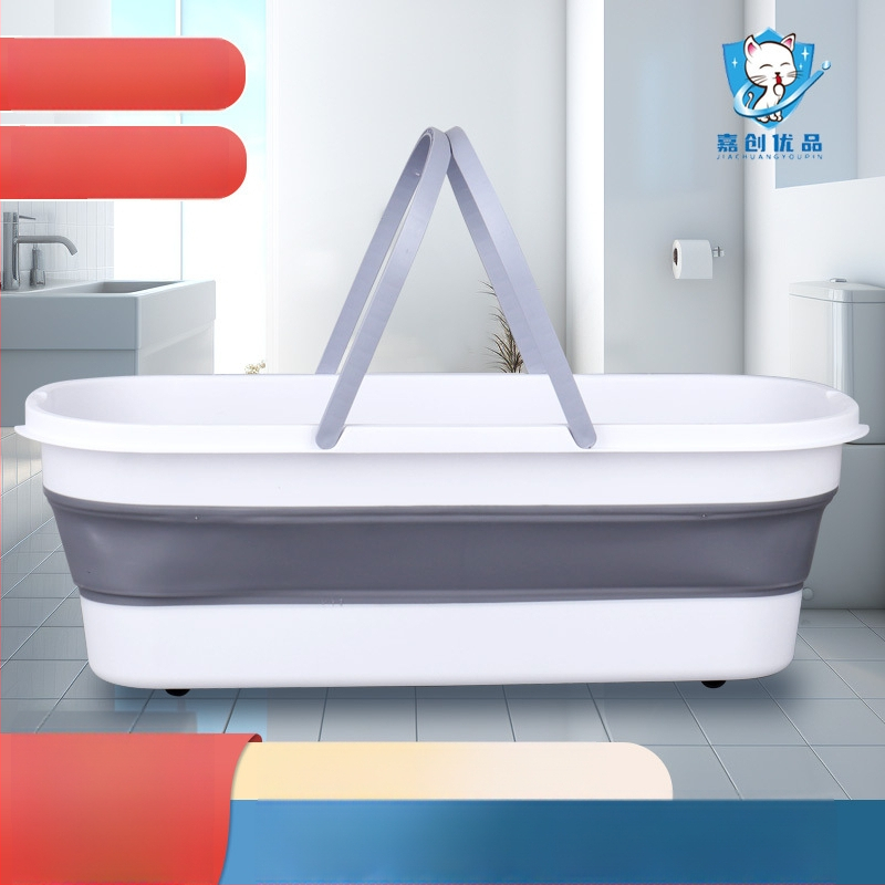 Mop kibiras, sulankstomas stačiakampio formos, suderinamas su plokščiu mop'u, plastinis kotas, korozijai atsparumas 3.0–3.9