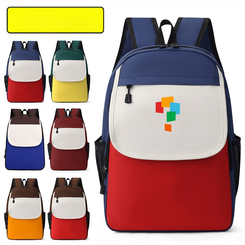 Bērnu skolas somas ar pielāgotu logotipu, Oxford audums, ūdensizturīga un paplašināma, ielu stils, poliestera oderējums, zīmols Mr. Jelly