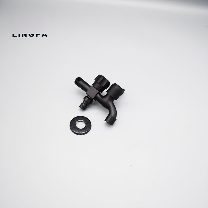 Mazgājamās mašīnas krāns ar keramiskā vārsta kodolu, cinka sakausējums, sienas uzstādīšana, modelis LF1035