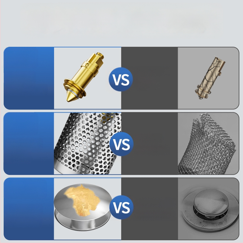 Valamu drenaaž - 304 roostevabast terasest, põrgetüüp, P-kumerus, Nine Glory