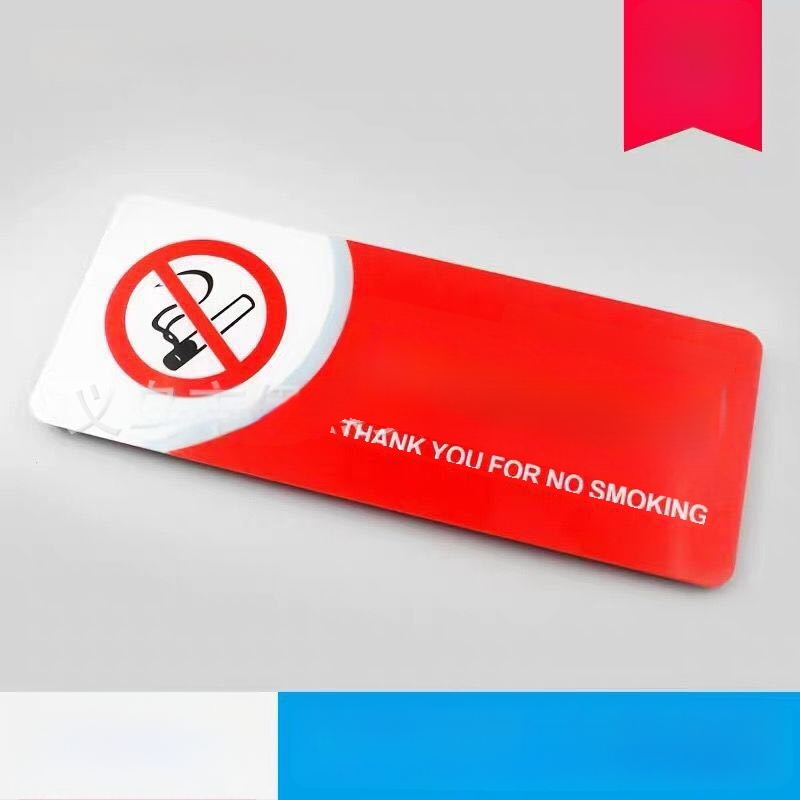 Nedegimo ženklo iš akrilo - UV spausdinimas, saugos ženklas viešbučiams ir viešosioms erdvėms