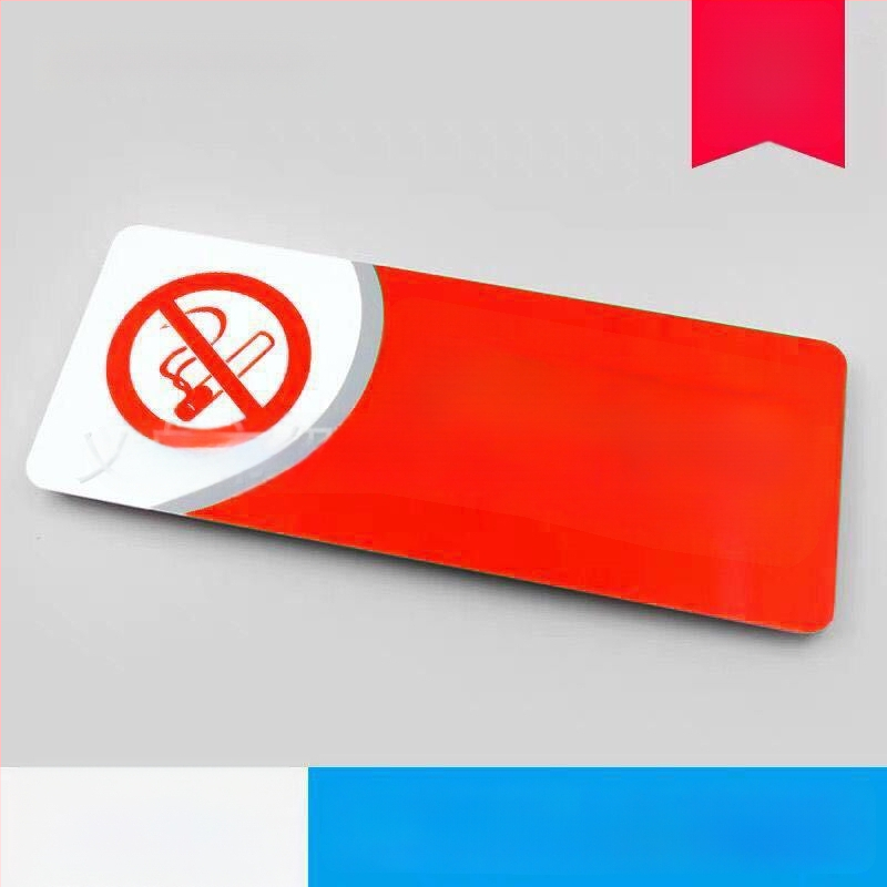 Nedegimo ženklo iš akrilo - UV spausdinimas, saugos ženklas viešbučiams ir viešosioms erdvėms