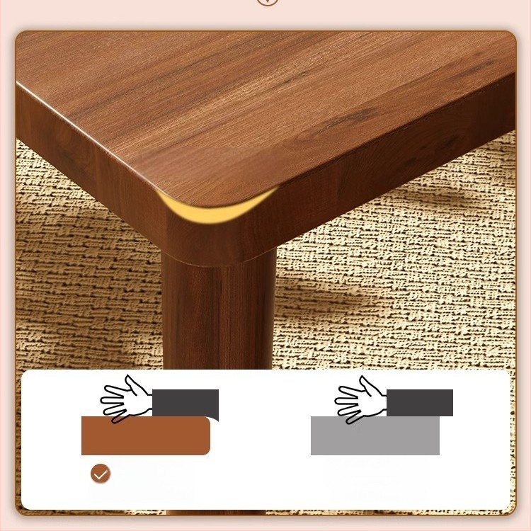 Naktinis staliukas – modernus minimalistinis stilius, viršelis iš density board, PVC kraštas, pastatytas ant grindų, apvalūs kampai, be sandėliavimo vietos