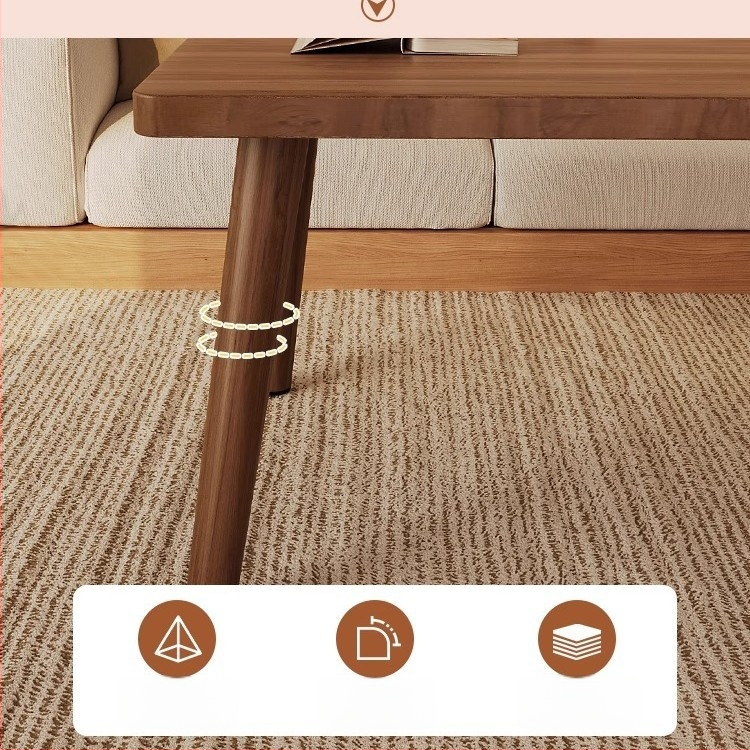 Naktinis staliukas – modernus minimalistinis stilius, viršelis iš density board, PVC kraštas, pastatytas ant grindų, apvalūs kampai, be sandėliavimo vietos