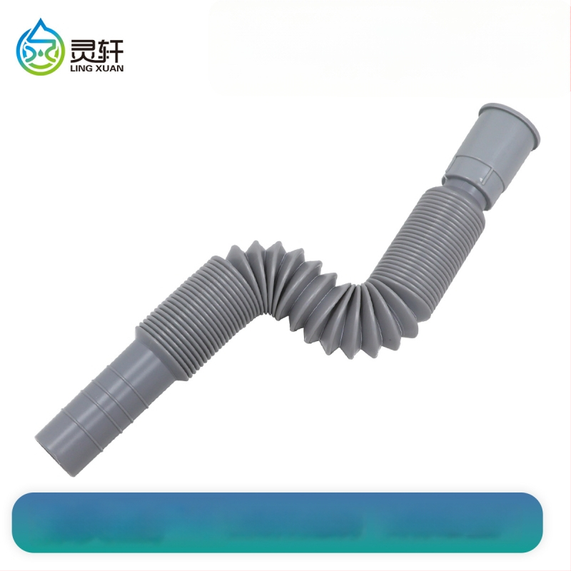 Universaalne teleskoopplastist drenaažitoru pesuvahendile flip-plaatidega; mudel XSQF-101, materjal PP+PVC, kuju: plasttoru, kohandatud töötlemine