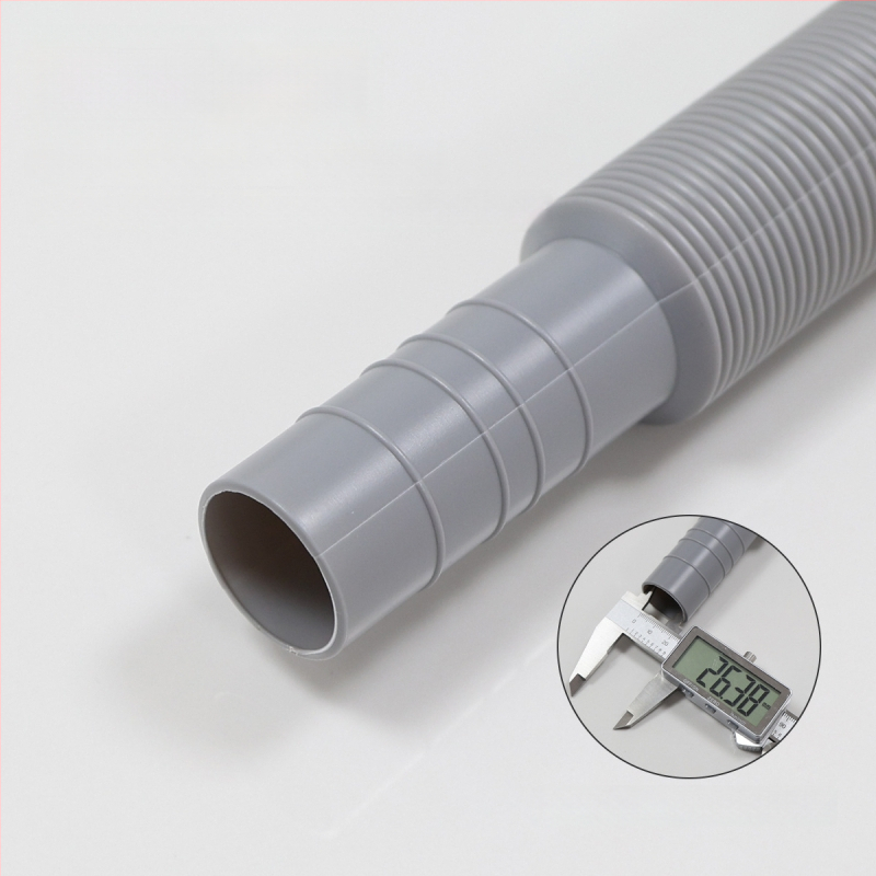 Universaalne teleskoopplastist drenaažitoru pesuvahendile flip-plaatidega; mudel XSQF-101, materjal PP+PVC, kuju: plasttoru, kohandatud töötlemine