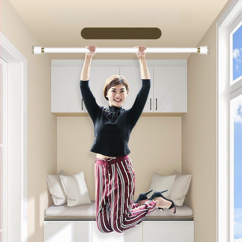 Teleskopiskais aizkaru stabs no alumīnija sakausējuma – Shaoxing Rainbow Textiles, pielāgojama privātā zīmola etiķete