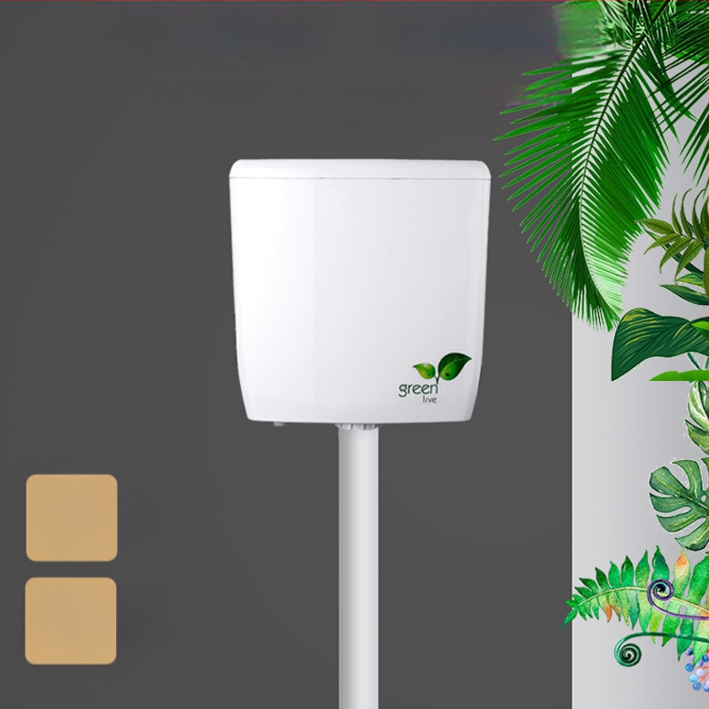 Lilong Sieninis squat WC vandens rezervuaras, plastikas, 3.5L/7L, rankinis plovimas