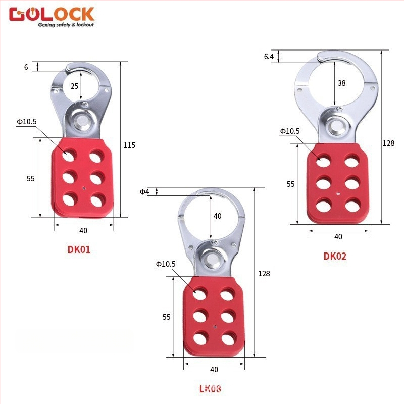 GOLOCK DK-LK Plieninė sagtelė užrakto valdymui kelių asmenų LOTO