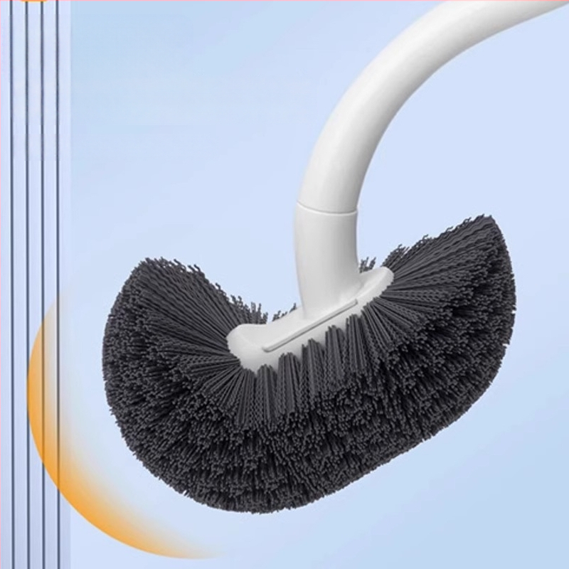 Kefa na toaletu, nástenná, s dlhým držadlom, plastová, 80 g