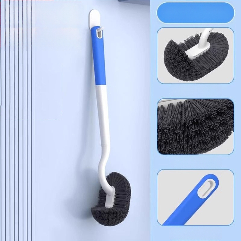 Kefa na toaletu, nástenná, s dlhým držadlom, plastová, 80 g