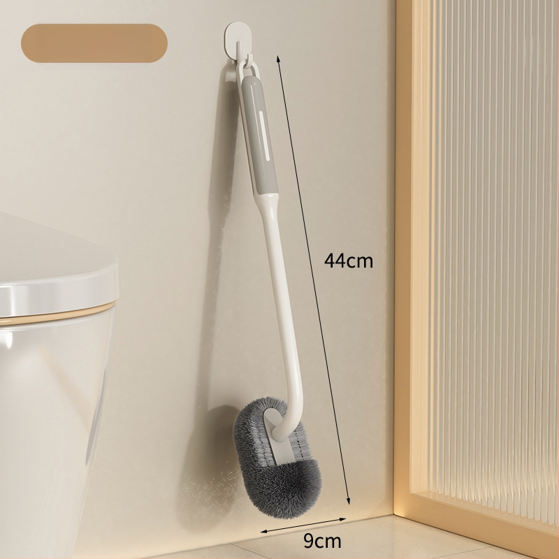 Kefa na toaletu s mäkkými štetinami, nástenné zavesenie, dlhá rúčka – pre domácnosť, čistenie bez mŕtveho uhla; Pôvod Yiwu; Materiál plast; Hmotnosť 125 g; Balenie 0pp vrecko + zväzovací drôt; Množstvo: 1