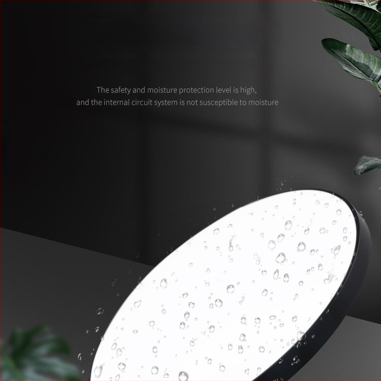 LED lubų šviestuvas su trimis apsaugomis, 220V, 3–5 m² aprėptis, akrilo korpusas su ABS gaubtu, tinka virtuvei ir tualetei