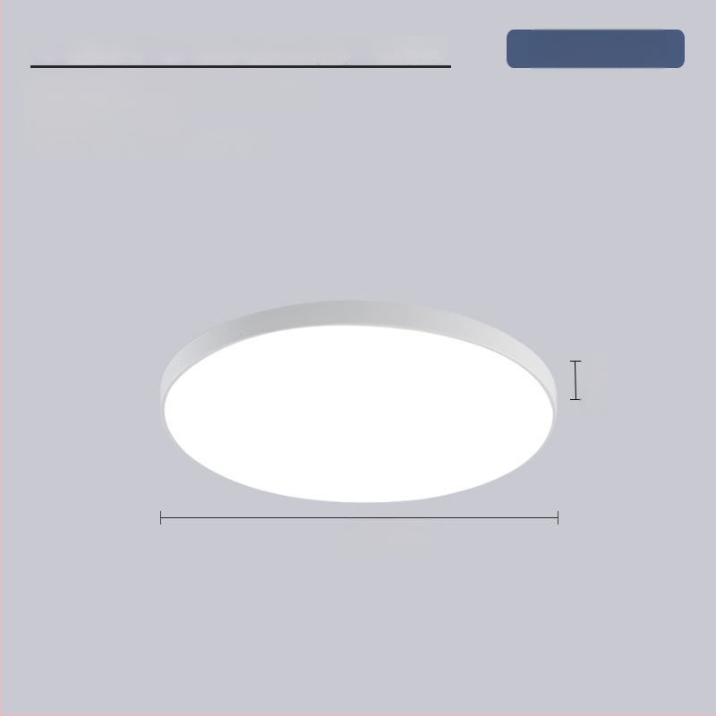 LED lubų šviestuvas su trimis apsaugomis, 220V, 3–5 m² aprėptis, akrilo korpusas su ABS gaubtu, tinka virtuvei ir tualetei