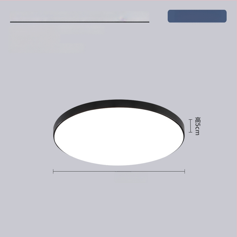 LED lubų šviestuvas su trimis apsaugomis, 220V, 3–5 m² aprėptis, akrilo korpusas su ABS gaubtu, tinka virtuvei ir tualetei