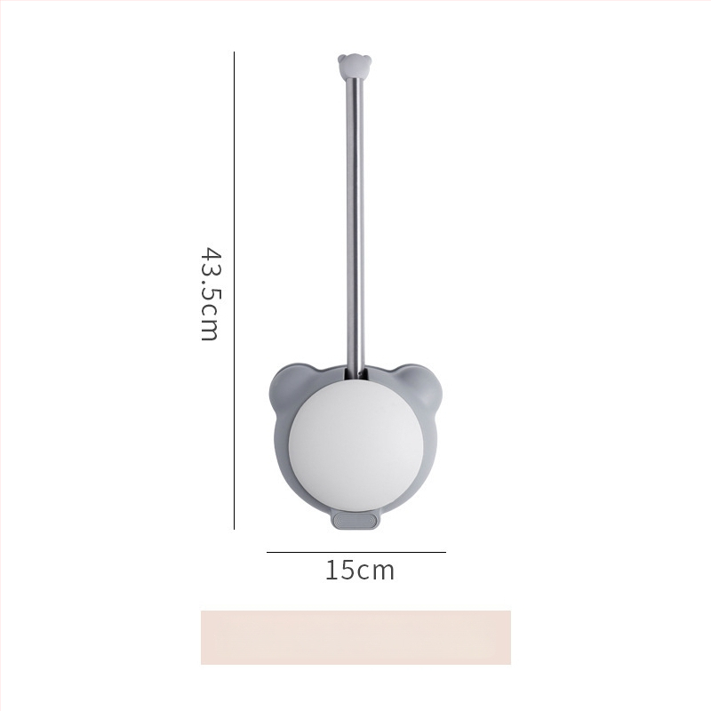 Bear sada kefy na záchod, nástenné uchytenie, dlhá rúčka, plast, kúpeľňa, uvedená na trh v jeseni 2020