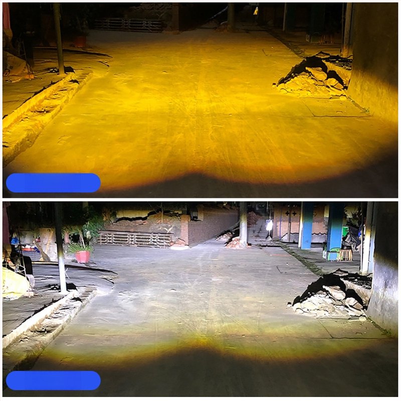 Motociklo LED prožektorius, aliumininis korpusas ir lęšis, 12V, IP67, 15000 lm, LED