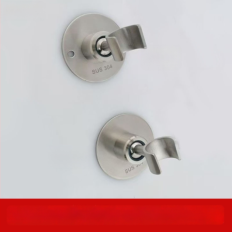 Dušo galvos sieninis laikiklis – 304 nerūdijantis plienas, šlifuotos paviršiaus, įmontuojamas į sieną, be gręžimo