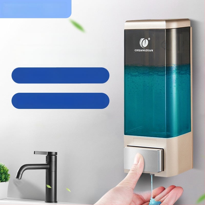 Seininis rankinis muilo dozatorius, ABS medžiaga, rankinis spaudimas, CE sertifikatas, Creation Point prekinis ženklas, paruoštas privatizacijai