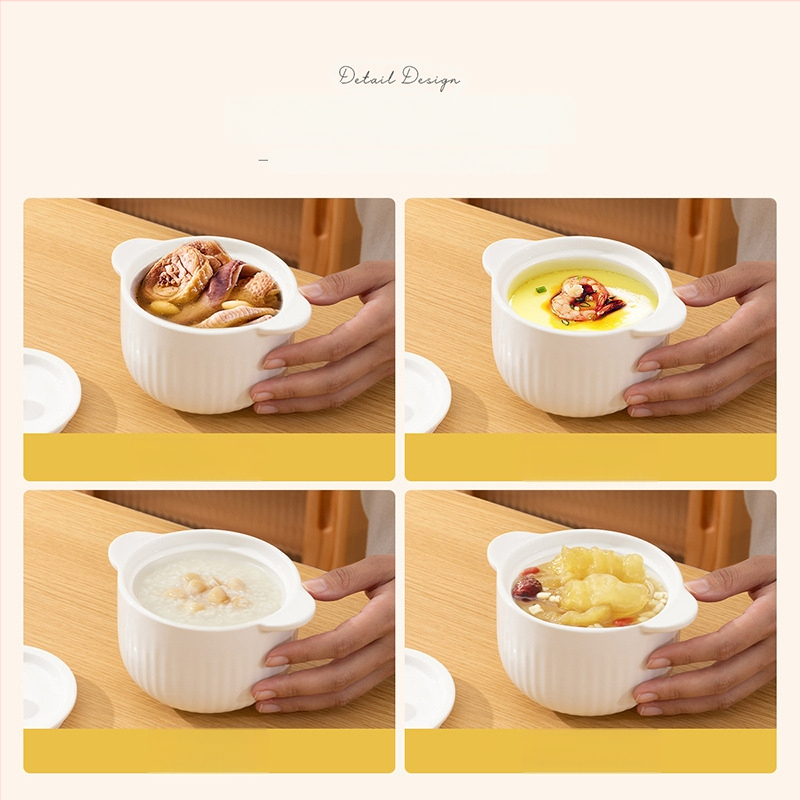 Portselaninis troškinimo puodas sriuboms su glazūruotu paviršiumi, šiuolaikinis minimalistinis stilius (Medžiaga: porcelenas; Paviršius: glazūruotas; Prisitaikymas: prieinamas; Stilius: šiuolaikinis ir minimalistinis)