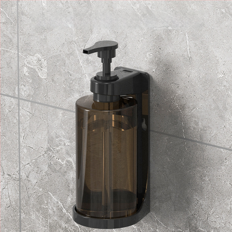 Vonios kambario sieninis muilo dozatorius, iš plastiko, vieno gabalo formavimas, rankinis spaudimas, šiuolaikinis stilius