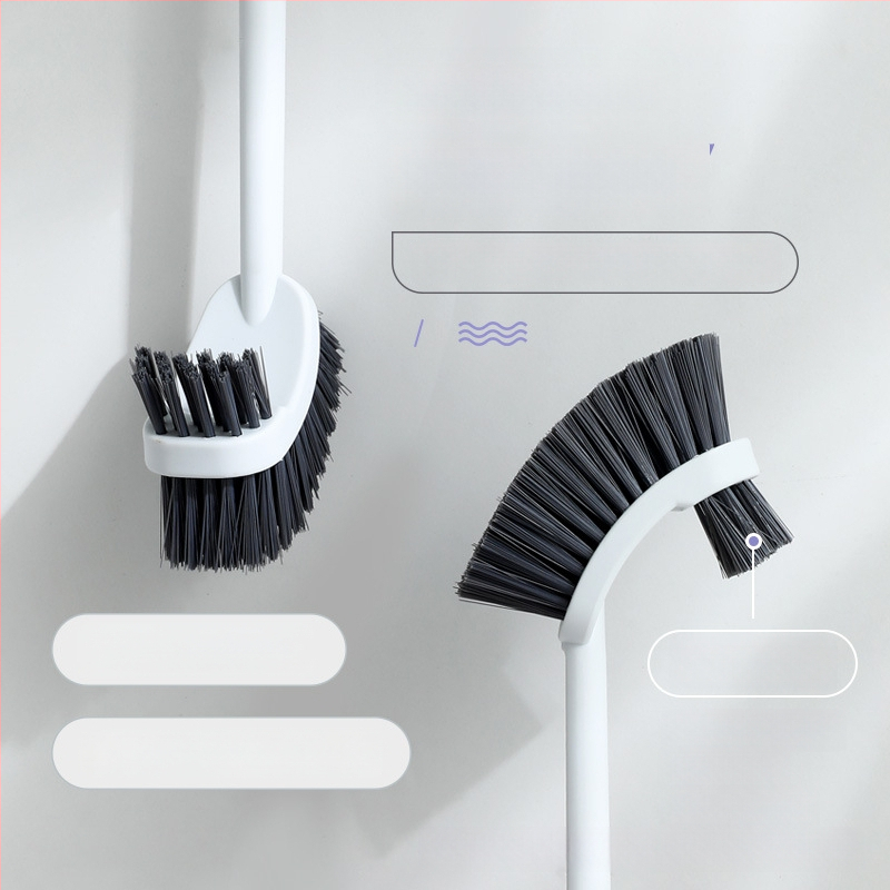 Toaletný štetec, s dlhou rúčkou, na stenu, plast, 0,16 kg, 1 ks