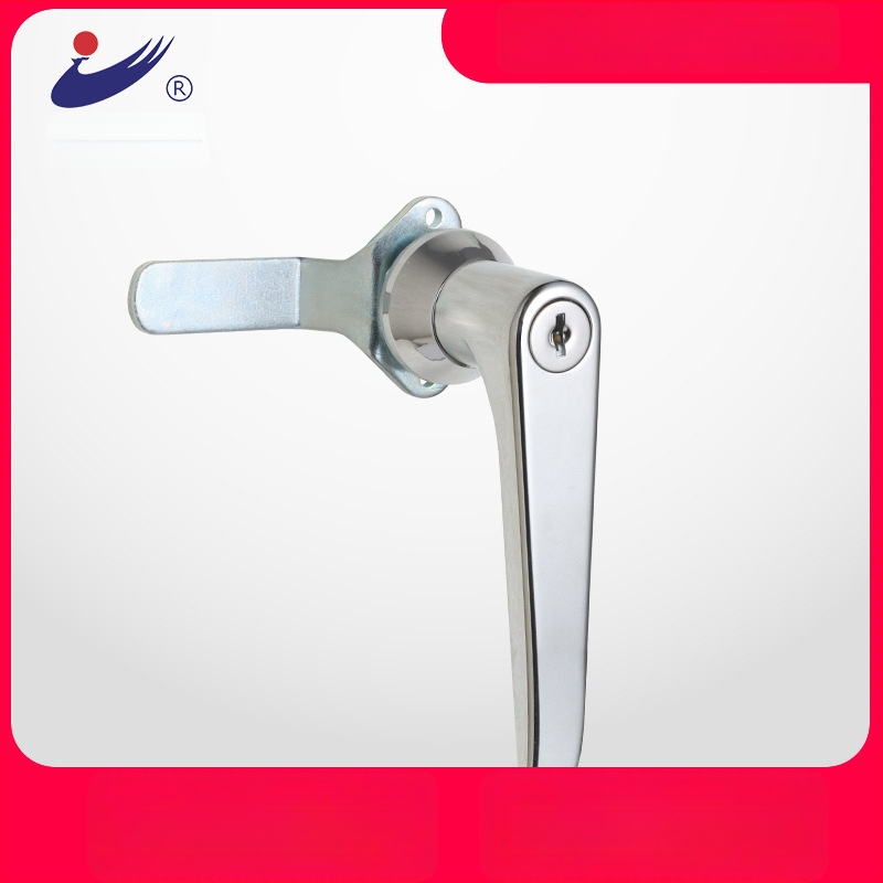 Hengzhu MS316 cinko lydinio rankenos užraktas paskirstymo skydeliams, aukštos ir žemos įtampos skydeliams, blizgus chromo paviršius